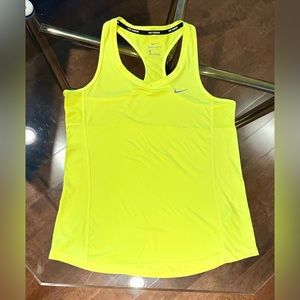 Nike DriFit Running Tank Top - Hi Vis